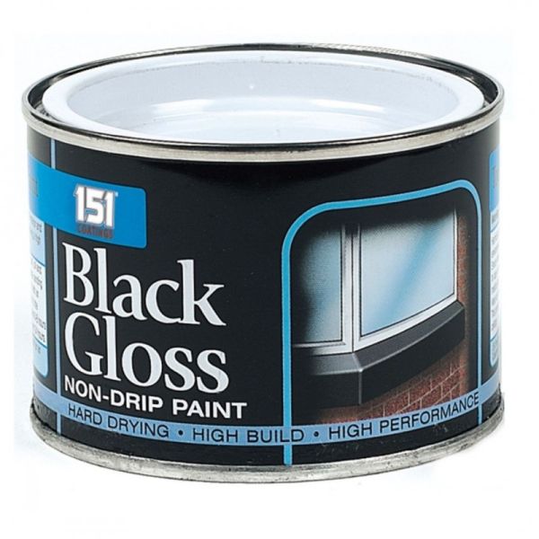 151 Black Gloss Non-Drip Paint 180ml