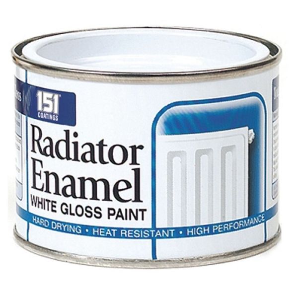 151 Radiator Enamel White Gloss Paint 180ml