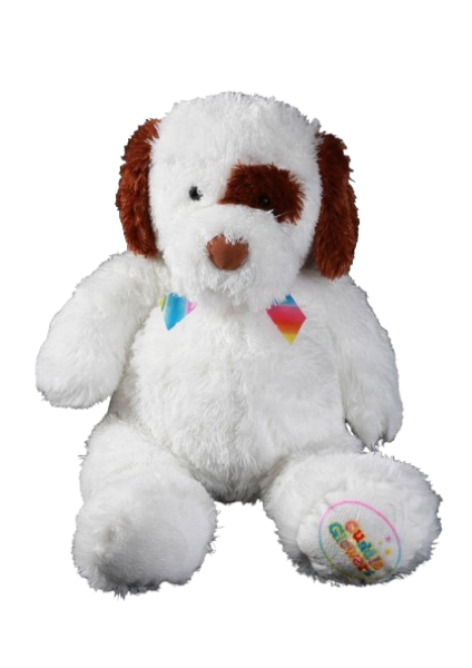 Cuddle Growers Colour Changing Light 13" Brown Baby Puppy Plushie