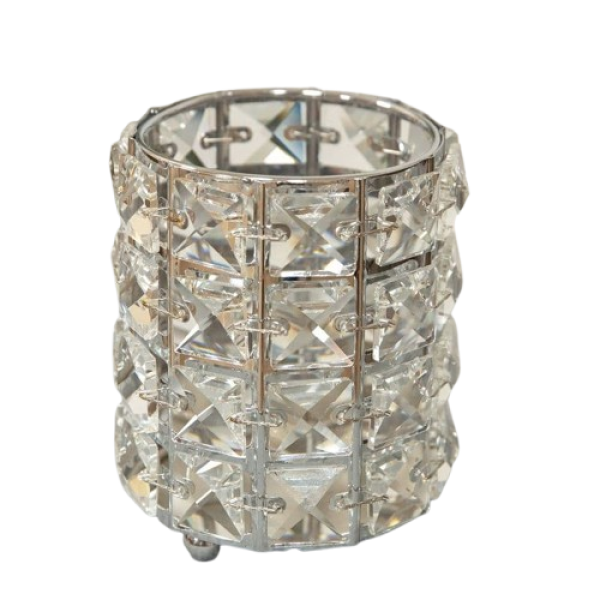 Hestia Diamante Candle Holder 12cm