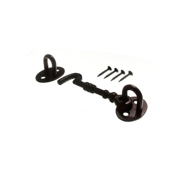Specialist Hardware 150mm/6" Cast Black Cabin Hook