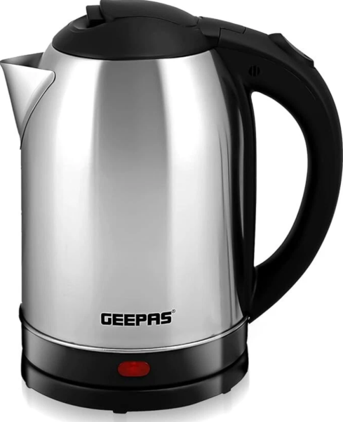 Stainless Steel Kettle Black 1.8 Litre