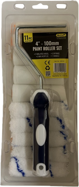4" Paint Roller Set 11 pack
