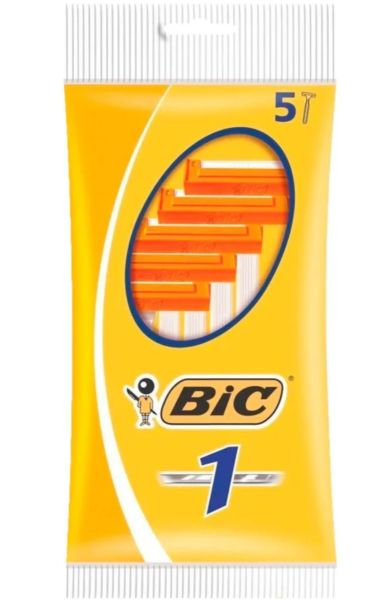 BIC 1 Disposable Razors 5 pack
