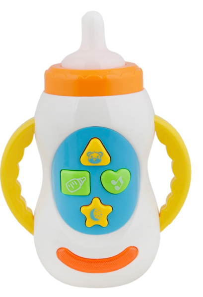 Baby Bottle Toy - Assorted Colours