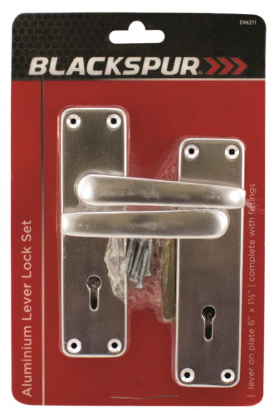 Blackspur Aluminium Lever Lock Set
