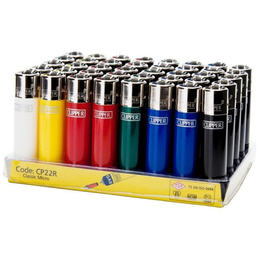 Clipper CP115 Micro Flint Lighters 40 pack