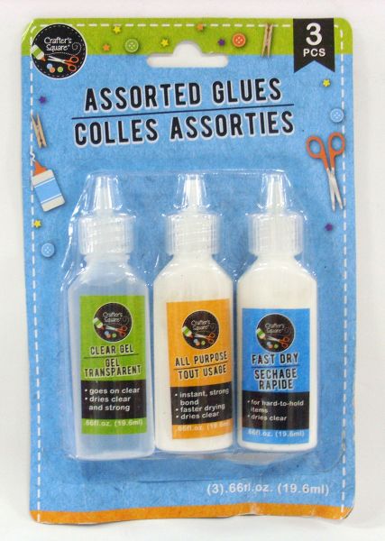 Crafters Square Assorted Glues 3 pack