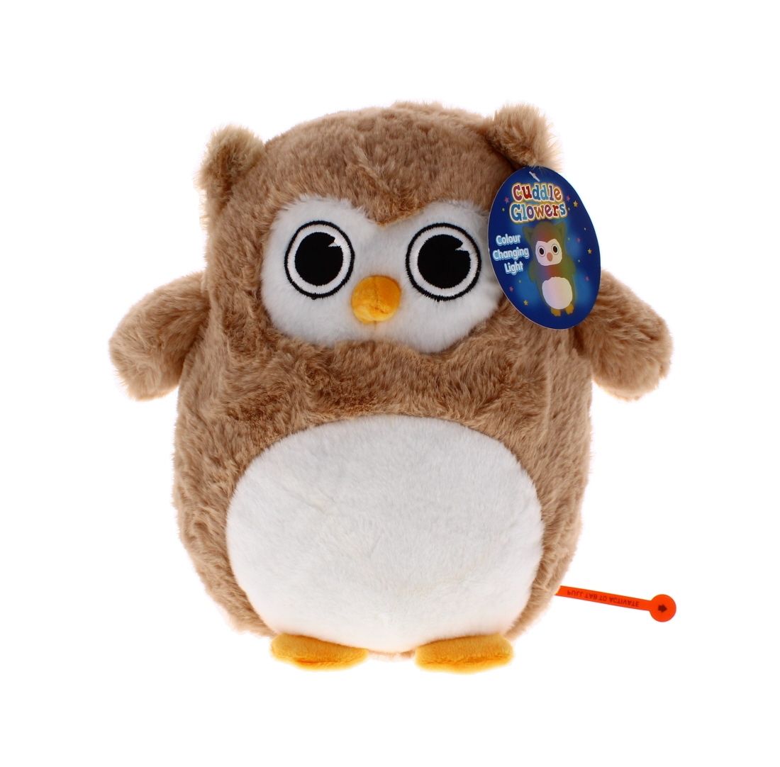 Cuddle Growers Colour Changing Light Baby Owl Plushie