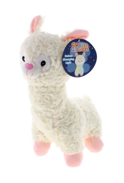 Cuddle Growers Colour Changing Light Llama Plushie