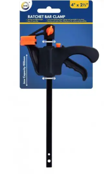 Ratchet Bar Clamp 4" x 2.5"