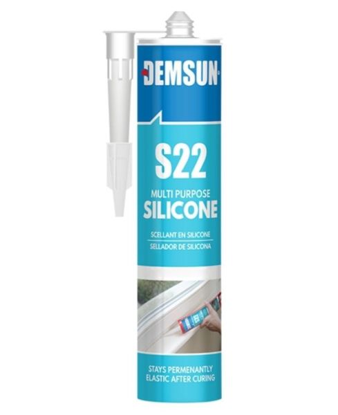 Demsun S22 Multi-Purpose Grey Silicone Sealant 280ml