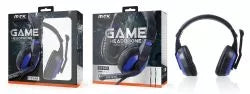 Gaming Headphones With Microphone - Black+Blue
