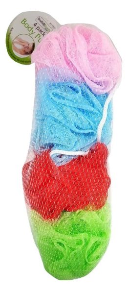 Health & Beauty Body Puffs 4 pack