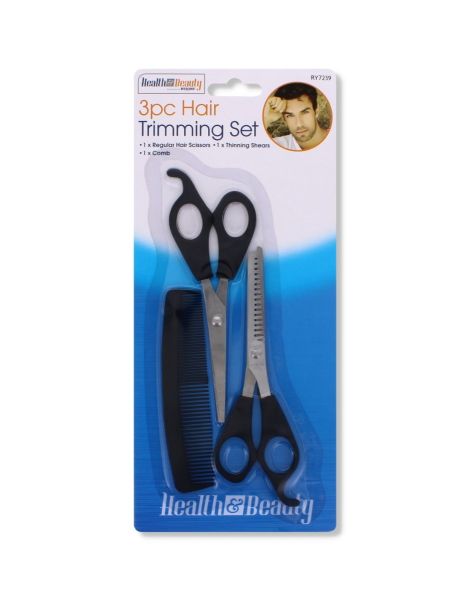 Health & Beauty Hair Trimming Set 3 pack