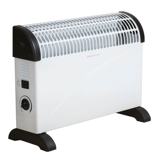 Kingavon Convector Heater With Turbo & Timer (White) 2KW