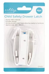 Ashley Child Safety Drawer Latch 4 pack