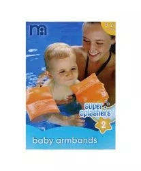 Super Splashers Baby Armbands 0-2 years Orange