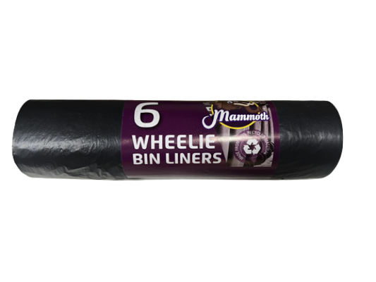Mammoth Wheelie Bin Liners Extra Large 240L 6 pack
