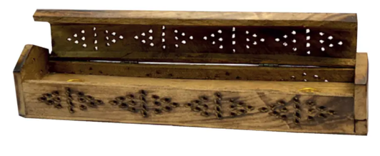 Incense Wooden Burn & Storage Box Juliwork
