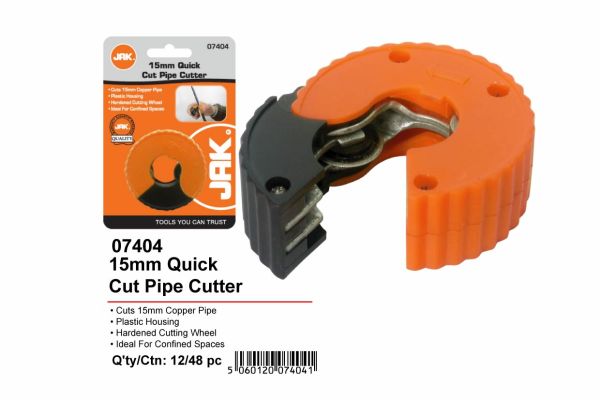 JAK 15mm Quick Cut Pipe Cutter