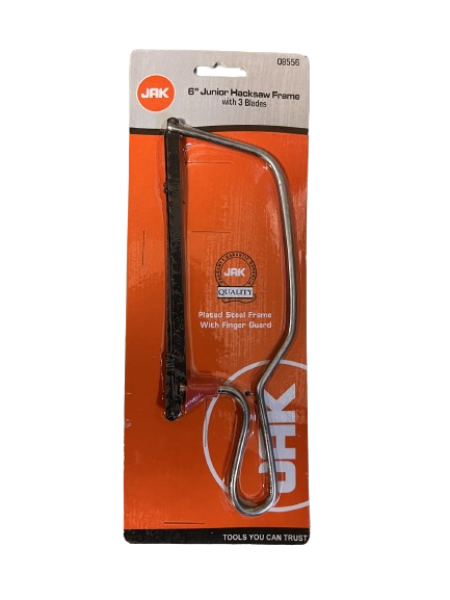 JAK Junior Hacksaw Frame With 3 Blades