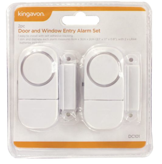 Kingavon Door & Window Entry Alarm Set 2 pack