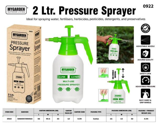 My Garden Pressure Sprayer 2L