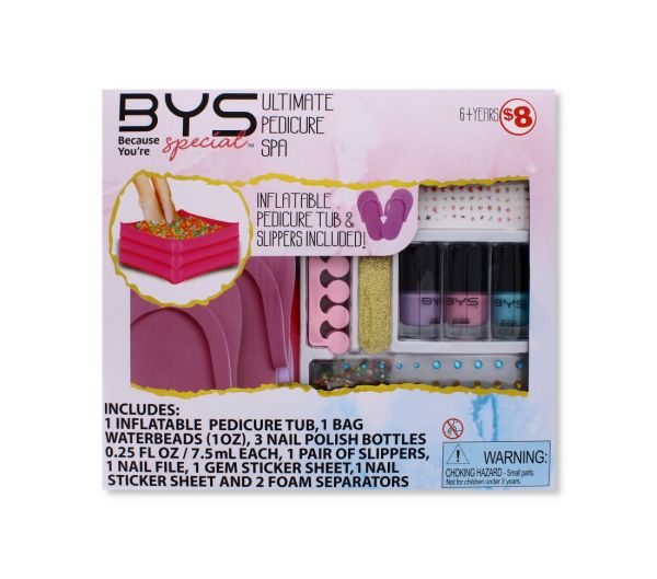 Pedicure Set & Foot Soak Inflatable Tub