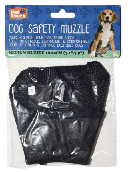 Pet Touch Dog Safety Muzzle Medium