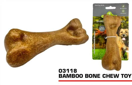 Pets That Play Bamboo Bone Chew Toy