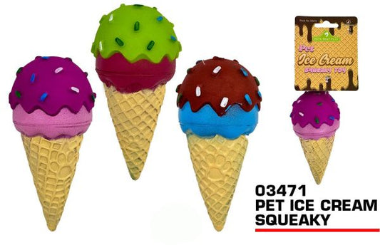 Pets That Play Pet Ice Cream Squeaky Dog Toy