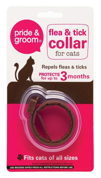 Pride & Groom Flea & Tick Collar For Cats