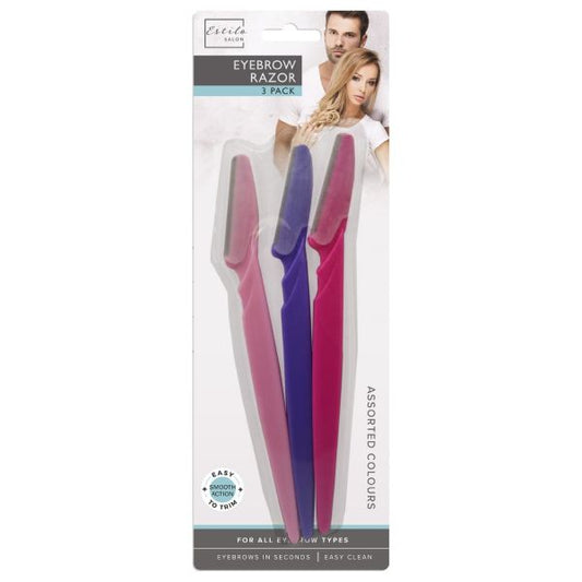 Salon Eyebrow Razors 3 pack