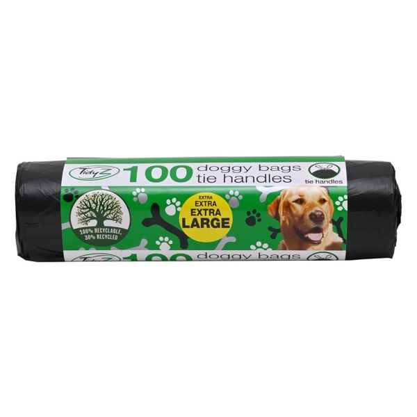 TidyZ Doggy Bags On Roll Extra Extra Large 100 pack