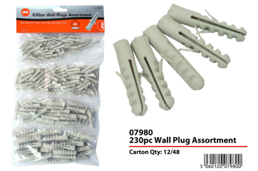 Wall Plugs Assortment 230 pack