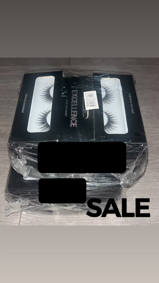 10x sets Eye lashes (adhesive included)
